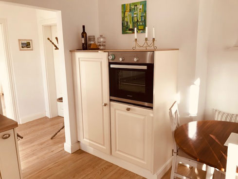 Blick in Ferienwohnung EG links