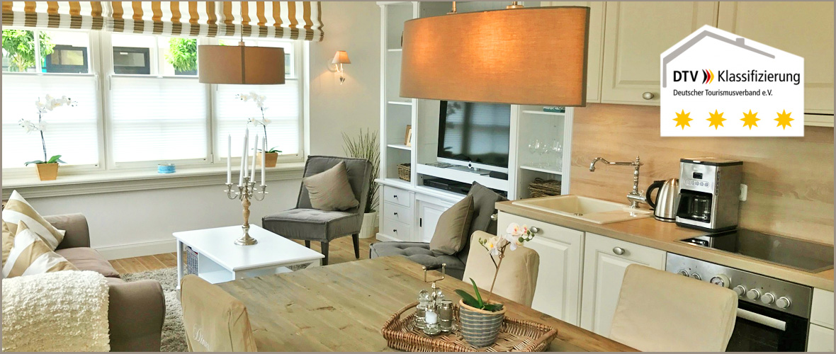 Blick in unsere Ferienwohnung Nr. 2 in der Villa Grömitz