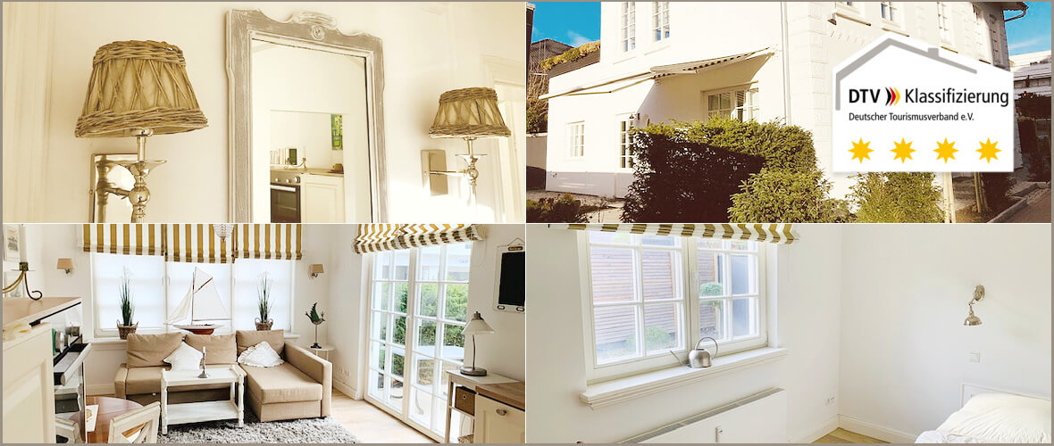 Blick in unsere Ferienwohnung EG links in der Villa Grömitz